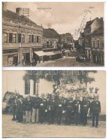 5 db RÉGI magyar városképes lap / 5 pre-1945 Hungarian town-view postcards