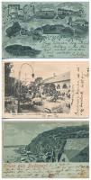 5 db RÉGI magyar városképes lap / 5 pre-1945 Hungarian town-view postcards