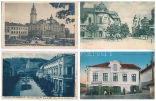 7 db RÉGI magyar városképes lap / 7 pre-1945 Hungarian town-view postcards