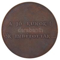 Győrfi Lajos (1960- ) 1986. "Németh Gyula 1890-1976 / A jó kunok! Ők indítottak..." Br pla...