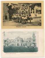 10 db RÉGI magyar városképes lap / 10 pre-1945 Hungarian town-view postcards