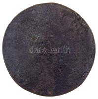 Kákonyi István (1917-1993) 1985. "Kosztolányi Dezső" egyoldalas Br plakett (97mm) T:2