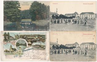 Körmend - 4 db RÉGI képeslap / 4 pre-1945 postcards