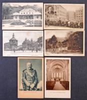 Kb. 150 db RÉGI történelmi magyar városképes lap / Cca. 150 pre-1945 historical Hungarian town-view postcards from the Kingdom of Hungary