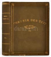 1885 Illustrierte Chronik der Zeit, teljes évfolyam egybekötve, egészvászon kötésben, német nyelven