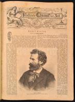 1885 Illustrierte Chronik der Zeit, teljes évfolyam egybekötve, egészvászon kötésben, német nyelven