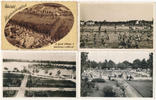 Hajdúszoboszló - 8 db régi képeslap / 8 pre-1945 postcards