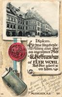 München Bier-pub Emb. Litho