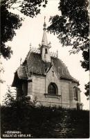 1942 Csobánka, Hubertus kápolna. Foto Gegess photo