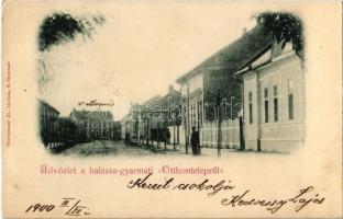 1900 Balassagyarmat, Otthontelep, vasútállomás (Rb)