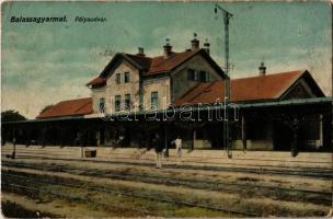 1914 Balassagyarmat, vasútállomás (EB)
