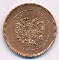 Finnország / Kerenszkij kiadás 1917. 5p Cu "II. Miklós" T:1-,2 ph. Finland / Kerensky issue 1917. 5 Pennia Cu "Nicholas II" C:AU,XF  Krause KM#17