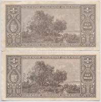 1946. 1.000.000MP (2x) elcsúszott nyomat és támpéldány + 100.000.000P (2x) elcsúszott nyomat és támp...