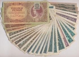 28db-os magyar pengő bankjegy tétel T:III,III-