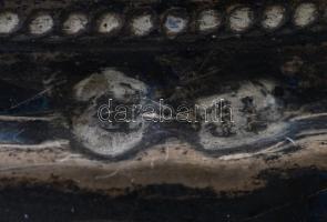 Ezüst gyertyatartó, jelzett, JI mestejeggyel 182 g, 25 cm