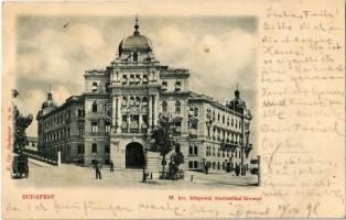 1898 Budapest II. M. kir. központi statisztikai hivatal, csendőr. G. Gy. 26. sz.