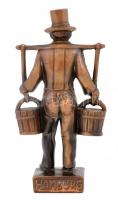 Hummel feliratú pajzán bronz szobrocska 12 cm