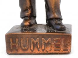 Hummel feliratú pajzán bronz szobrocska 12 cm