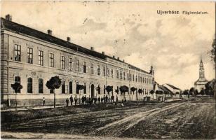 1915 Újverbász, Verbász, Novi Vrbas; Főgimnázium / grammar school, church