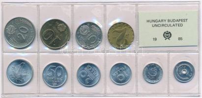 1985. 2f-20Ft (10xklf) érmés forgalmi sor fóliatokban T:1,1- Adamo FO18