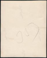 cca 1931 Kinszki Imre (1901-1945) budapesti fotóművész hagyatékából, jelzés nélküli vintage fotó (Ön...