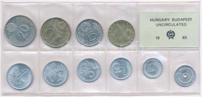 1983. 2f-20Ft (10xklf) érmés forgalmi sor fóliatokban T:1,1- Adamo FO16