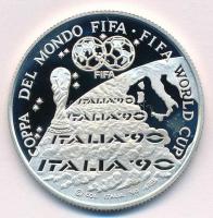 Olaszország 1990. "FIFA Labdarúgó Világbajnokság - Bologna" jelzett Ag emlékérem. Szign.: ...