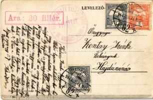 1914 Előőrs / WWI Austro-Hungarian K.u.K. military, outpost, soldiers in position + "VIII. KERÜ...