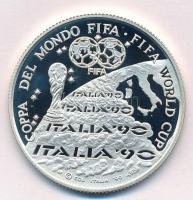 Olaszország 1990. "FIFA Labdarúgó Világbajnokság - Udine" jelzett Ag emlékérem. Szign.: Bo...