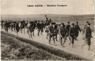 Lőszer szállítás / Munition Transport / WWI Austro-Hungarian K.u.K. military, transport of ammunition (EK)