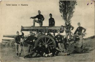 Tezki kanon / Haubitz / WWI Austro-Hungarian K.u.K. military, artillery, howitzer squad (EK)