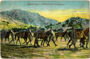 Montenegro, Artillere de montagne / WWI Austro-Hungarian K.u.K. military, Montenegrin mountain artillery (Rb)