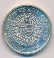 Bognár György (1944-) 1984. "MÉE Gyöngyös / 650 éves Gyöngyös - Róbert Károly" jelzett pie...