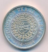 Bognár György (1944-) 1984. "MÉE Gyöngyös / 650 éves Gyöngyös - Róbert Károly" jelzett pie...