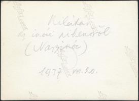 1937. augusztus 20. Kinszki Imre (1901-1945) budapesti fotóművész hagyatékából, a szerző által felir...