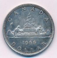 Kanada 1966. 1$ Ag "II. Erzsébet" T:2 patina, ph.
Canada 1966. 1 Dollar Ag "Elizabet...