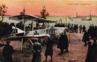 Salonique captured German plane