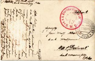 1915 SM Tb 87 F (később Jugoszláv T5) osztrák-magyar haditengerészet torpedónaszádja / K.u.K. Kriegs...