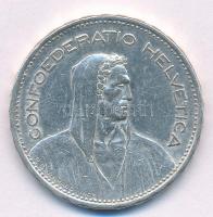 Svájc 1939B 5Fr Ag T:1-,2 Switzerland 1939B 5 Francs Ag C:AU,XF Krause KM#40