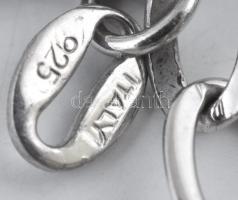 Ezüst(Ag) denevérmintás áttört karkötő, jelzett, h: 19,5 cm, nettó: 15 g