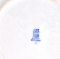 Zsolnay birkózó medvék (Markup Béla), kézzel festett, jelzett, hibátlan, m: 30 cm