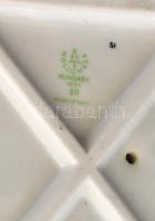 Hollóházi porcelán akt, kézzel festett, jelzett, hibátlan, m: 28,5 cm