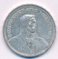 Svájc 1940B 5Fr Ag T:2 
Switzerland 1940B 5 Francs Ag C:XF
Krause KM#40