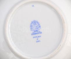 Herendi Rotschild mintás kompótos tálka. Kézzel festett, jelzett, hibátlan. d: 16,5 cm