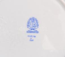 Herendi Rotschild mintás süteményes tányérok két méretben. Kézzel festett, jelzett, hibátlan. d: 15,...