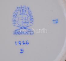 Herendi Rotschild mintás teás csésze aljjal. Kézzel festett, jelzett, hibátlan