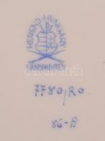 Herendi Rotschild mintás vázácska 6,5 cm, és tálka 12x9 cm. Kézzel festett, jelzett, hibátlan