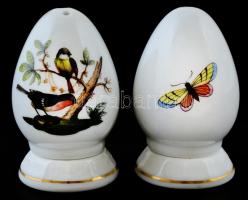 Herendi Rotschild mintás só- és borsszóró. Kézzel festett, jelzett, hibátlan. m: 6,2 cm