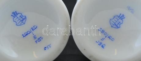 Herendi Rotschild mintás só- és borsszóró. Kézzel festett, jelzett, hibátlan. m: 6,2 cm