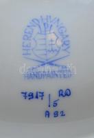 Herendi Rotschild mintás gyertyatartó. Kézzel festett, jelzett, hibátlan. 18 cm